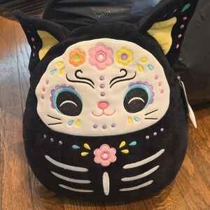 Squishmallows Day Of The Dead Zelina Stuffed Animal Cat